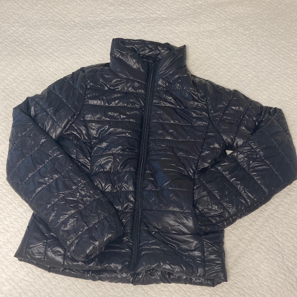 Active USA black puffer coat